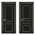 Elegant Classic Interior Doors 3D model small image 3