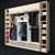 Spacious and Stylish Wardrobe 3D model small image 1