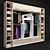 Spacious and Stylish Wardrobe 3D model small image 2