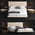 Elegant Cantori Mirage Bed 3D model small image 1