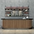 Elegant Coffee Bar Set 3D model small image 1