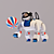 Colorful Robotic Dog Toy 3D model small image 1