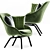 Birato Armchair - Sleek and Stylish 3D model small image 2