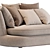 Apollo  Day Bed: Elegant Comfort 3D model small image 3