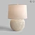 Ayla Table Lamp: Elegant Restoration Hardware Design 3D model small image 1