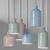 Elegant Ceramic Pendant Lamps 3D model small image 1