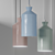 Elegant Ceramic Pendant Lamps 3D model small image 3