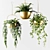 Bronze Flower Pots: Ampel Plants in Elegance 3D model small image 2