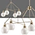 Elegant Italian Chandelier: A Modern Masterpiece 3D model small image 1