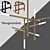 Elegant Suspension Chandelier 3D model small image 1