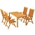 Elegant 7-Piece Dining Set 3D model small image 1