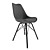 Modern Otto Dining Chair: Stylish, Sturdy, and Versatile 3D model small image 1