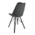 Modern Otto Dining Chair: Stylish, Sturdy, and Versatile 3D model small image 2