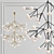 Modern Mara Grande Chandelier 3D model small image 1