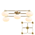 Scandinavian Glass Chandelier 3D model small image 1