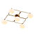 Scandinavian Glass Chandelier 3D model small image 2