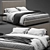 Sleek Oltre Bed: Versatile Elegance 3D model small image 1