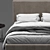 Sleek Oltre Bed: Versatile Elegance 3D model small image 2