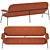 Philo Sofa by Saba Italia: Timeless Elegance for Your Living Space 3D model small image 2