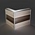 Modern Reception Desk: Sleek and Functional 3D model small image 2