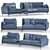 Nicoline Ghisolfa Luxurious Sofa 3D model small image 1