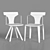 Modern Minimalist Chairs BC-8321 3D model small image 2