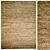 Natural Elegance: Kerala Handwoven Jute Rug 3D model small image 1