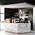 Café Elegance: Coffee, Machines, Dishes & Marble 3D model small image 2