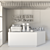 Café Elegance: Coffee, Machines, Dishes & Marble 3D model small image 3
