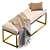 Modern Kubo Bench with Stylish Design 3D model small image 2