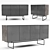 Sleek Magda Sideboards: Italian Elegance 3D model small image 1