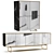 Sleek Magda Sideboards: Italian Elegance 3D model small image 2