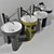 Timeless Elegance: AGO 85 Sink 3D model small image 2