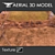 Aerial Landscape Scan: Detailed 3D Terrain Model 3D model small image 1