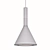 Sleek Gray Ceiling Lamp Aplomb 3D model small image 2