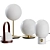 Modern Table Lamps: TR Bulb, Carrie, JWDA 3D model small image 1