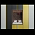 Modern Black Wooden Cabinet 3D model small image 1