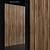 Elegant Wood Wall Planks 3D model small image 1