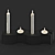 Versatile Puzzle Candlestick 3D model small image 2
