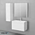 Versatile OM Velvex Klaufs Bathroom Set 3D model small image 2