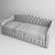 Aurora Sofa Bed: Versatile Comfort 3D model small image 3