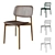 Hay Soft Edge 12: Stylish Oak Chair 3D model small image 2