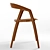 Sculptural Wooden Chair: DC09 3D model small image 2