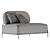 Pawai: Stylish and Compact Sofa 3D model small image 2