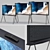 Samsung QLED The Serif TV: Stunning Black Edition 3D model small image 2