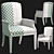 Modern Tison Armchair: Stylish Dining Comfort 3D model small image 3