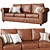 Modular Fixhult Sofa by Ikea 3D model small image 1