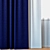 Elegant Tulle Curtains - ROHI Credo 3D model small image 2