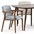 Elegant Zio Dining Set by Moooi 3D model small image 6