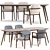 Elegant Zio Dining Set by Moooi 3D model small image 8